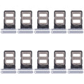 For Xiaomi Civi 4 Pro 10pcs SIM Card Tray + SIM Card Tray (Blue)