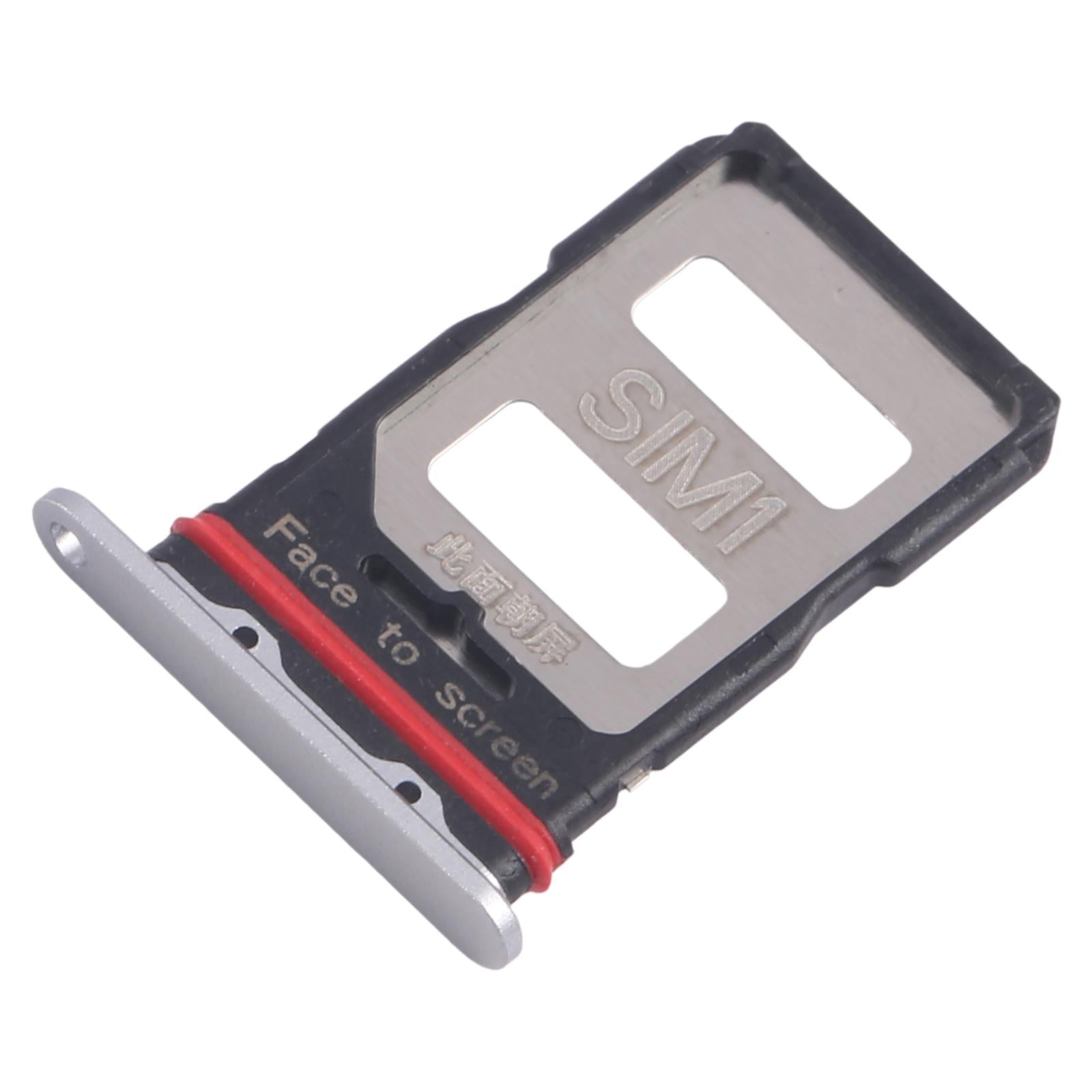For Xiaomi Poco F6 Pro 10pcs SIM Card Tray + SIM Card Tray (Silver)