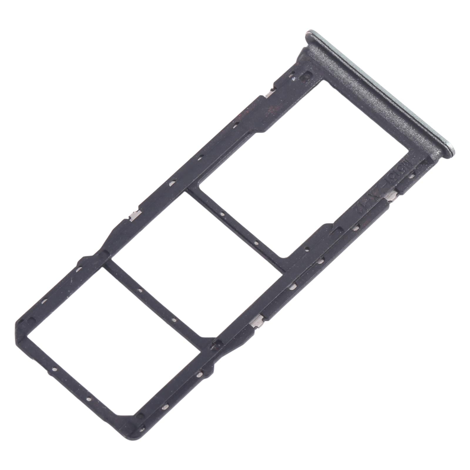 For Xiaomi Poco C75 10pcs SIM Card Tray + SIM Card Tray + Micro SD Card Tray (Green)