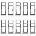 For Xiaomi Poco C75 10pcs SIM Card Tray + SIM Card Tray + Micro SD Card Tray (Green)