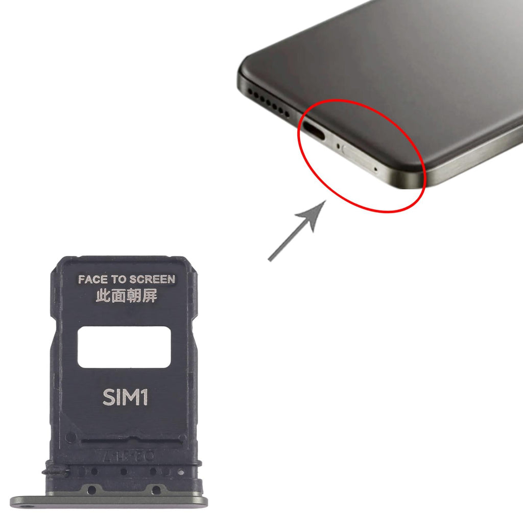 For Xiaomi 15 Pro 10pcs SIM Card Tray + SIM Card Tray (Green)