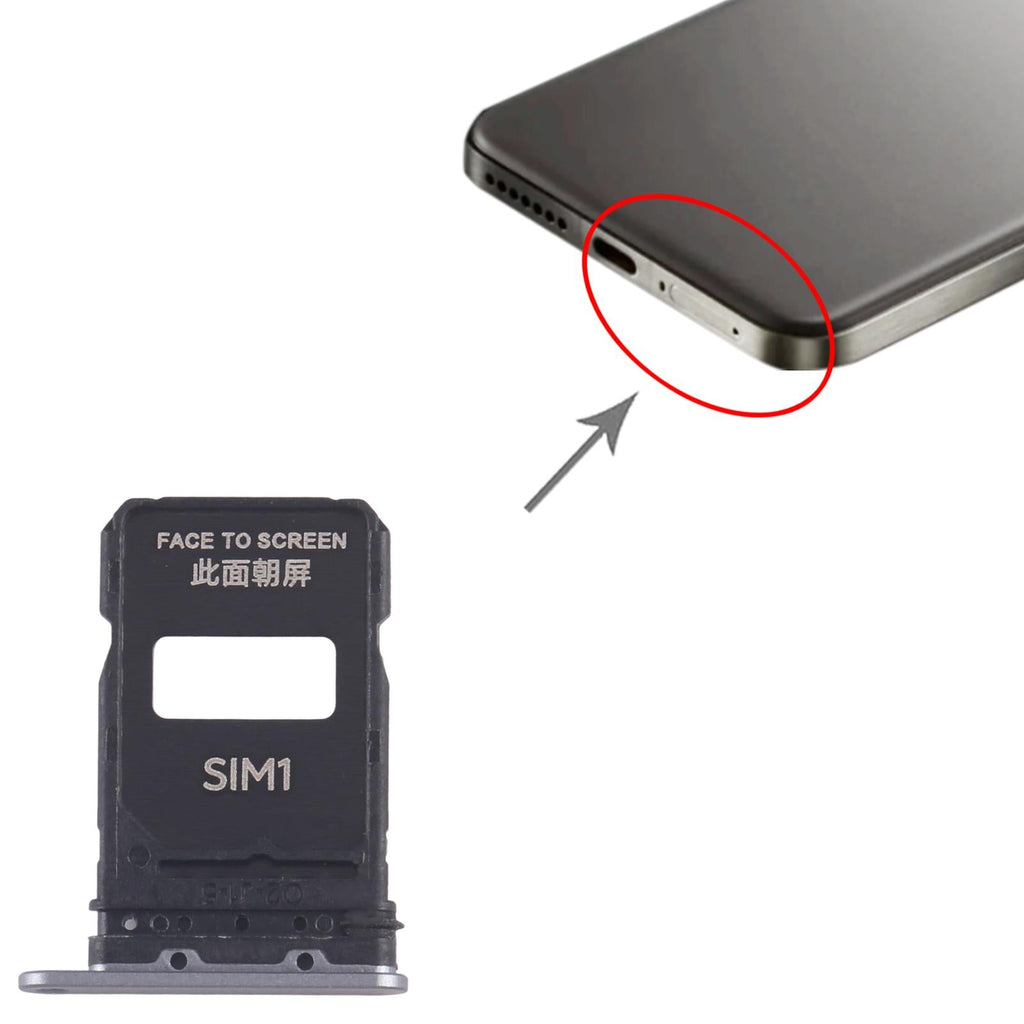 For Xiaomi 15 Pro 10pcs SIM Card Tray + SIM Card Tray (Silver)