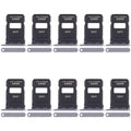 For Xiaomi 15 Pro 10pcs SIM Card Tray + SIM Card Tray (Silver)