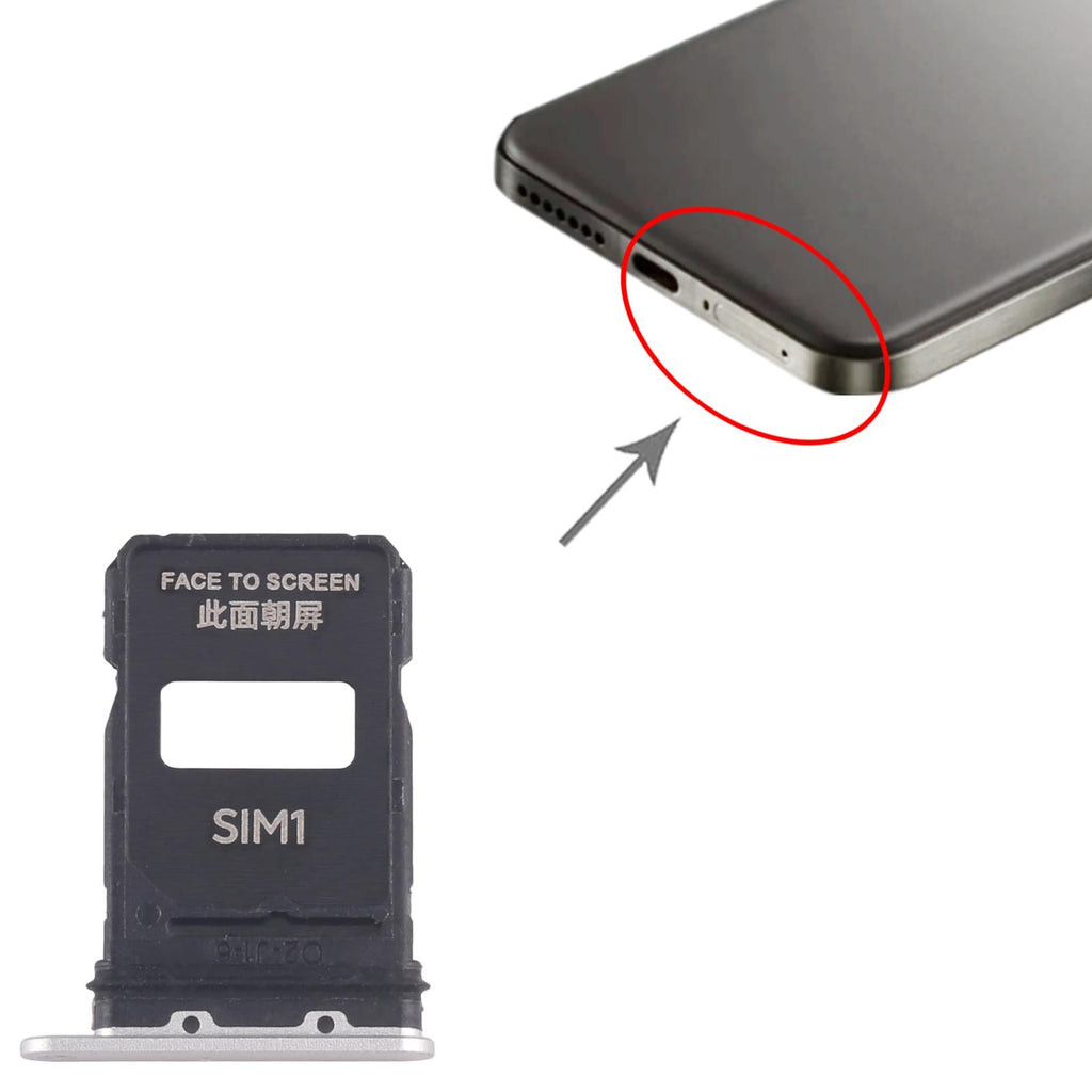 For Xiaomi 15 Pro 10pcs SIM Card Tray + SIM Card Tray (White)