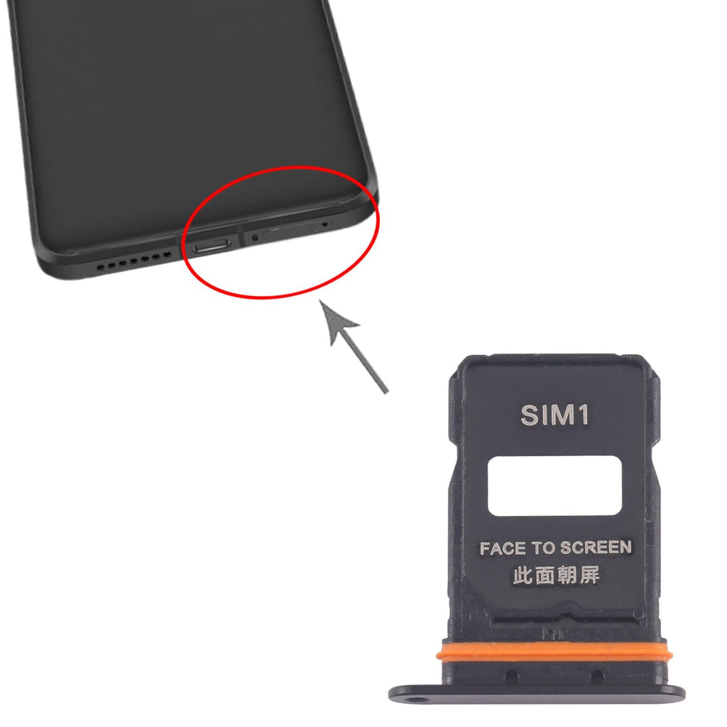 For Xiaomi 15 Ultra 10pcs SIM Card Tray + SIM Card Tray (Black)