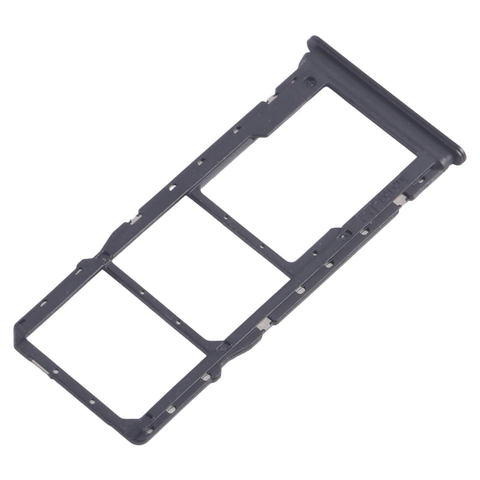 For Xiaomi Redmi A4 10pcs SIM Card Tray + SIM Card Tray + Micro SD Card Tray (Black)