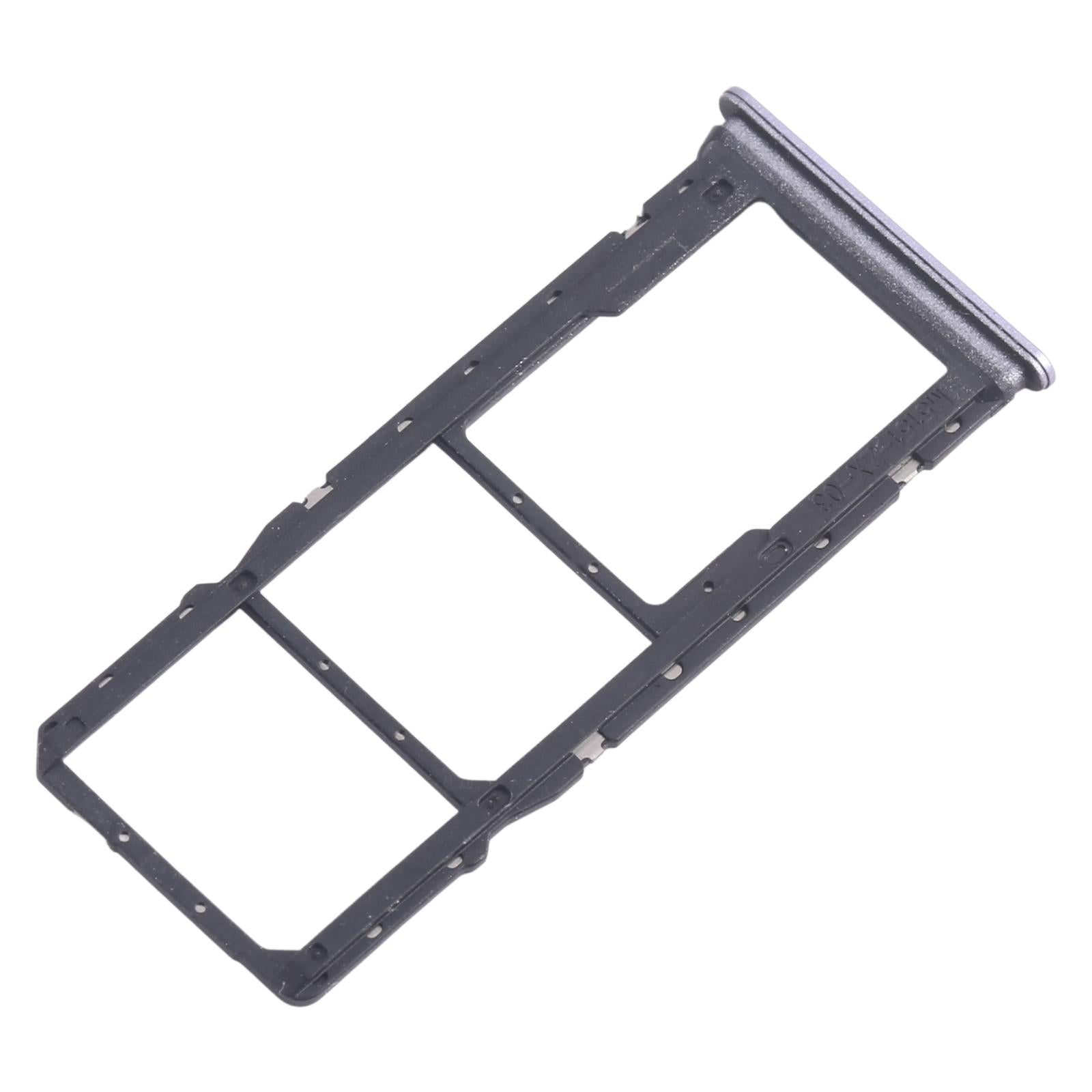 For Xiaomi Redmi A4 10pcs SIM Card Tray + SIM Card Tray + Micro SD Card Tray (Purple)
