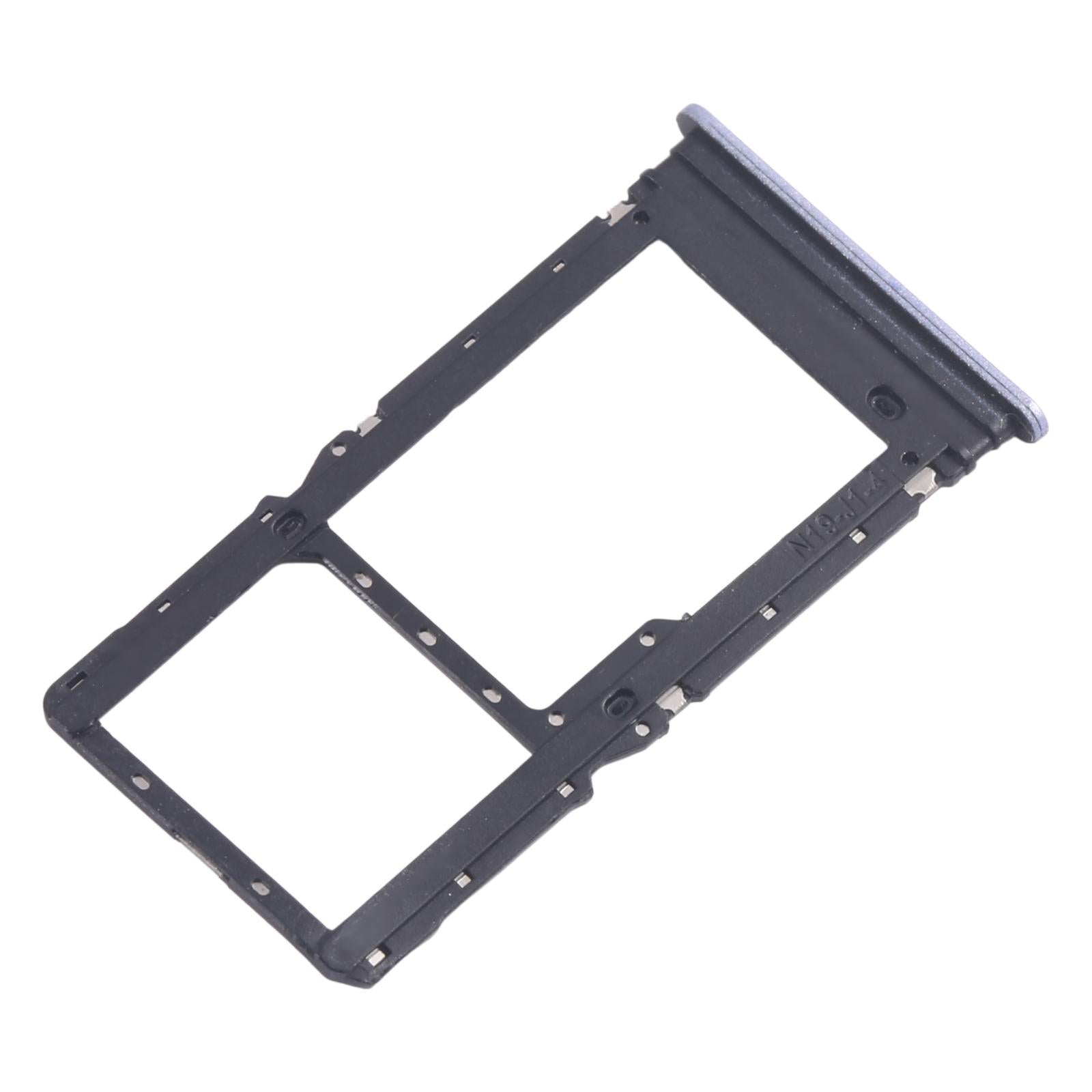 For Xiaomi Poco M6 4G 10pcs SIM Card Tray + SIM Card Tray / Micro SD Card Tray (Purple)