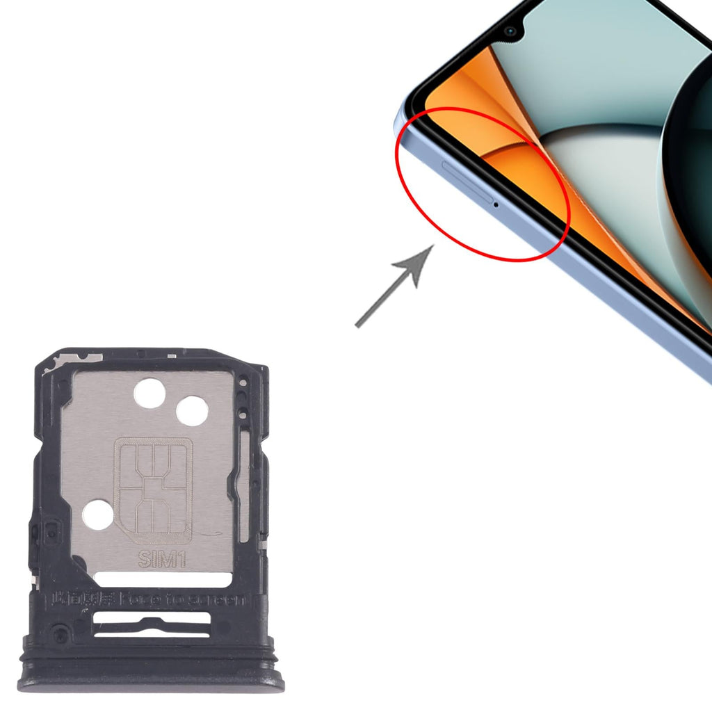 For Xiaomi Redmi A3 4G 10pcs SIM Card Tray + SIM Card Tray (Black)