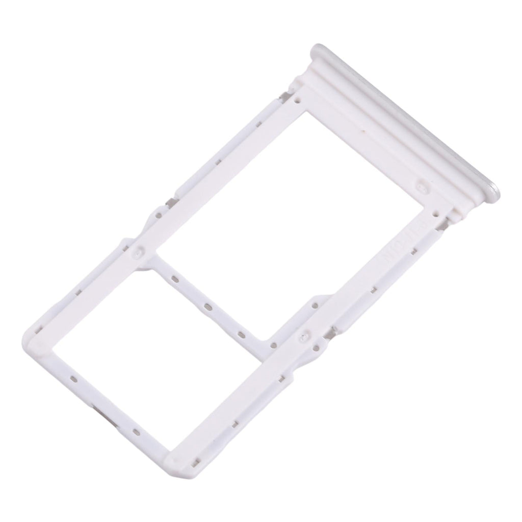 For Xiaomi Redmi Note 13R 10pcs SIM Card Tray + SIM Card Tray / Micro SD Card Tray (Silver)