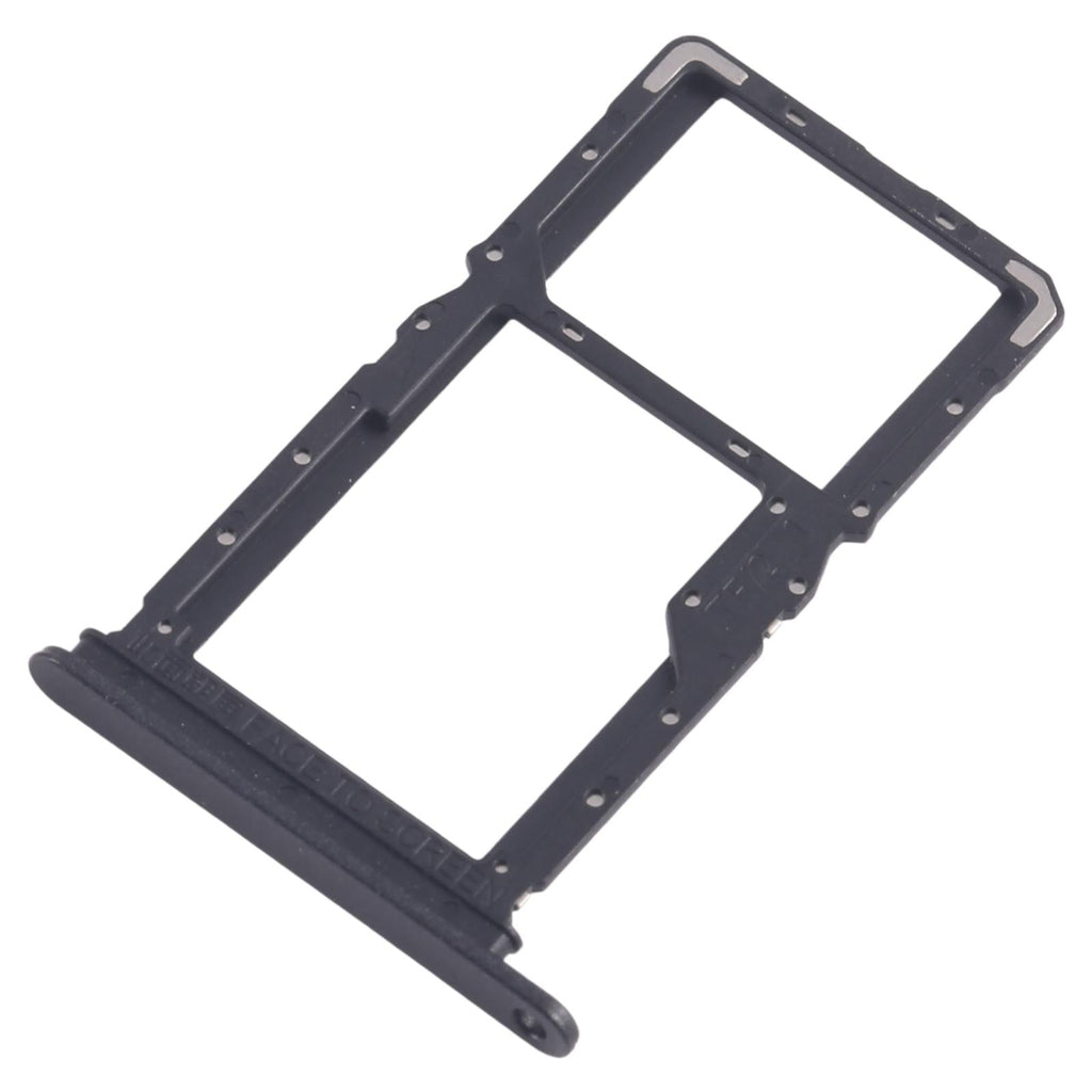For Xiaomi Poco X6 Neo 5G 10pcs SIM Card Tray + SIM Card Tray / Micro SD Card Tray (Black)