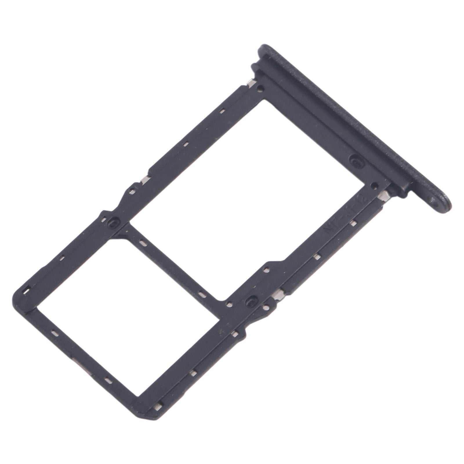 For Xiaomi Poco X6 Neo 5G 10pcs SIM Card Tray + SIM Card Tray / Micro SD Card Tray (Black)