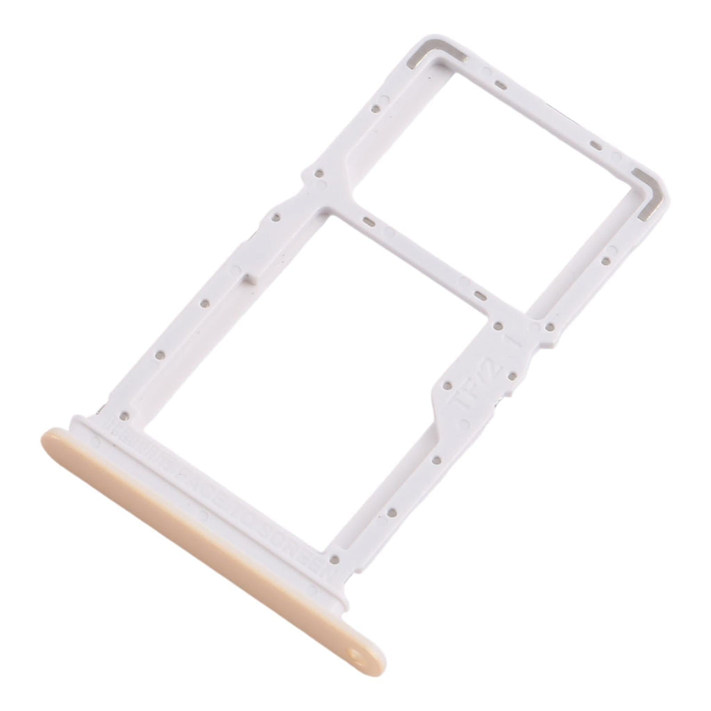 For Xiaomi Poco X6 Neo 5G 10pcs SIM Card Tray + SIM Card Tray / Micro SD Card Tray (Gold)