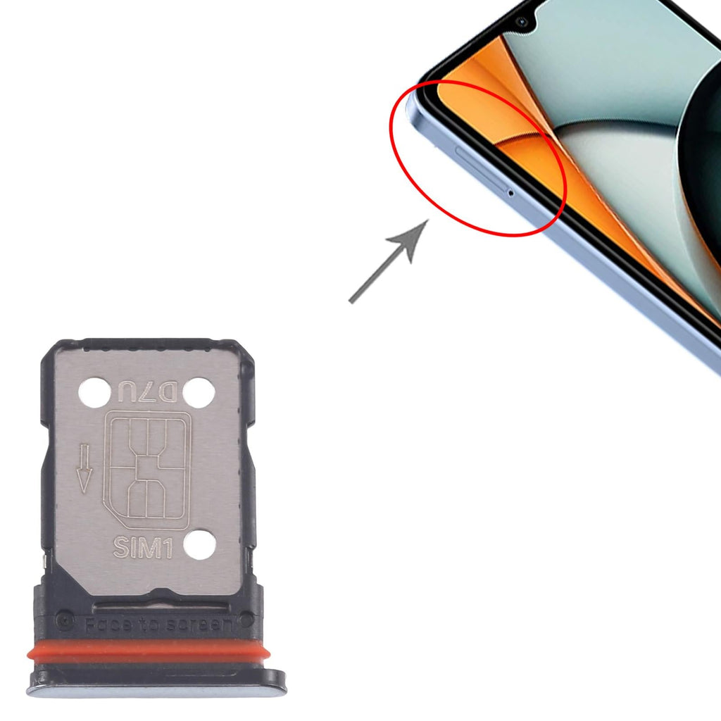 For Xiaomi Redmi A3 Pro 10pcs SIM Card Tray + SIM Card Tray (Blue)