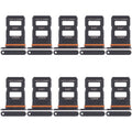 For Xiaomi 14 Ultra 10pcs SIM Card Tray + SIM Card Tray (Black)