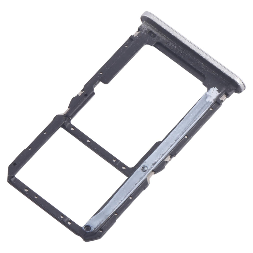For Xiaomi Redmi A3x 10pcs SIM Card Tray + SIM Card Tray / Micro SD Card Tray (Silver)