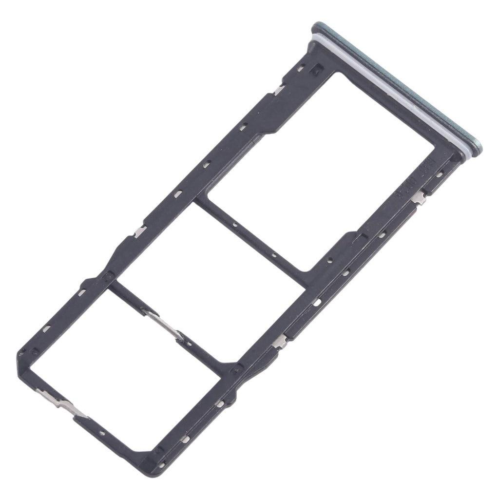 For Xiaomi Poco M6 Pro 4G 10pcs SIM Card Tray + SIM Card Tray + Micro SD Card Tray (Green)