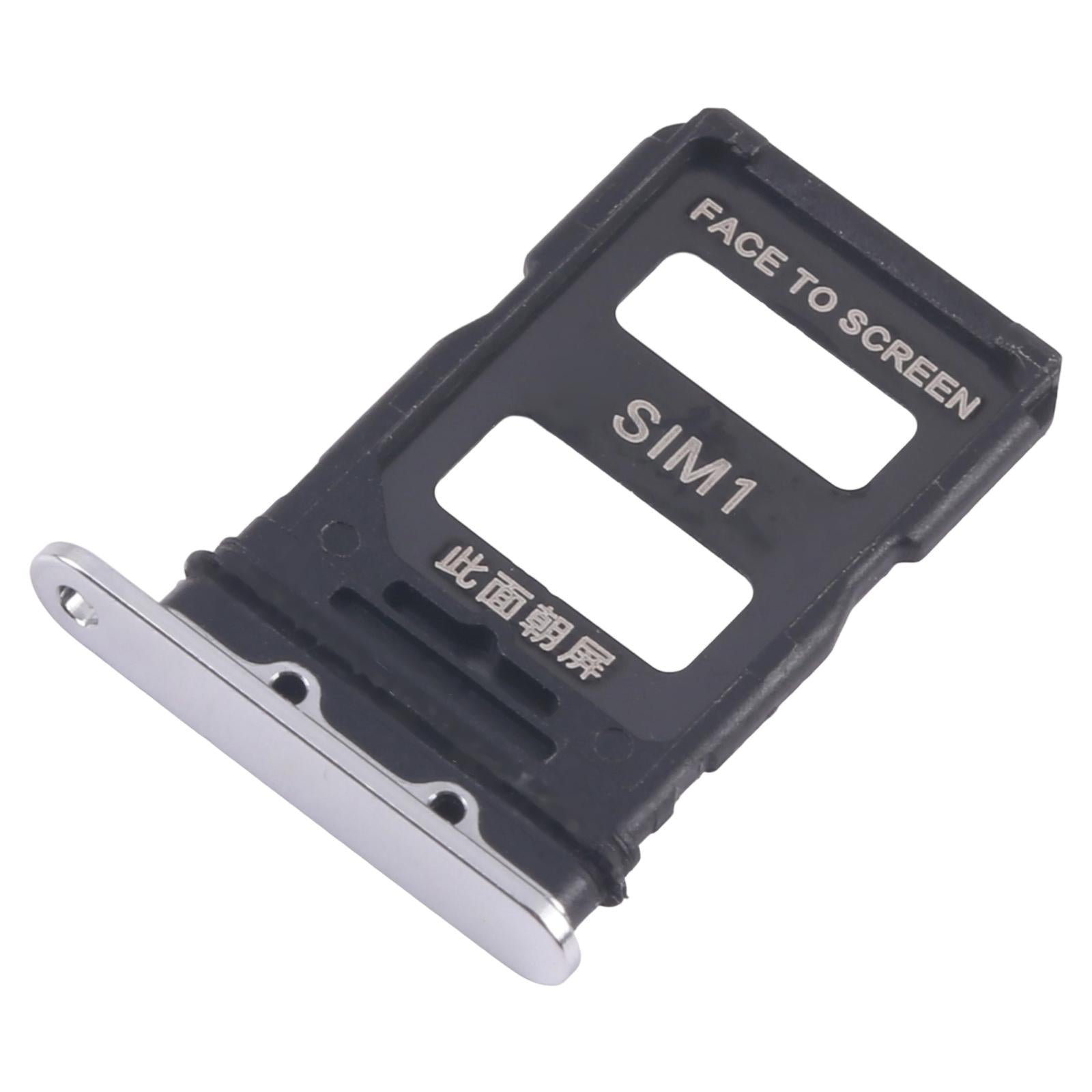 For Xiaomi 14 Pro 10pcs SIM Card Tray + SIM Card Tray (Silver)
