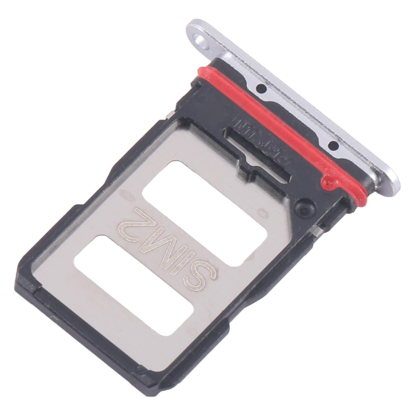 For Xiaomi Redmi K70 10pcs SIM Card Tray + SIM Card Tray (Silver)