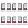 For Xiaomi Redmi K70 Pro 10pcs SIM Card Tray + SIM Card Tray (Pink)