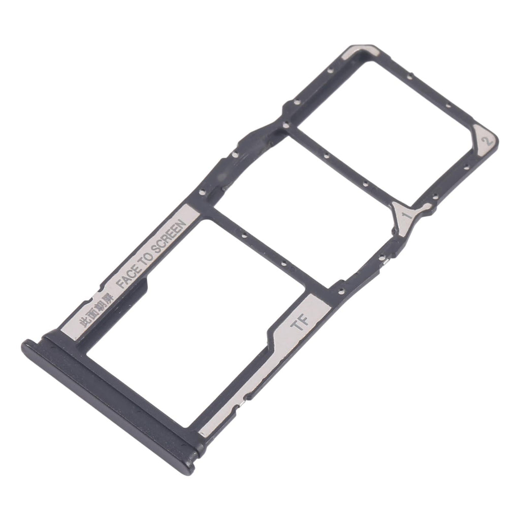 For Xiaomi Redmi 13C 5G 10pcs SIM Card Tray + SIM Card Tray + Micro SD Card Tray (Black)