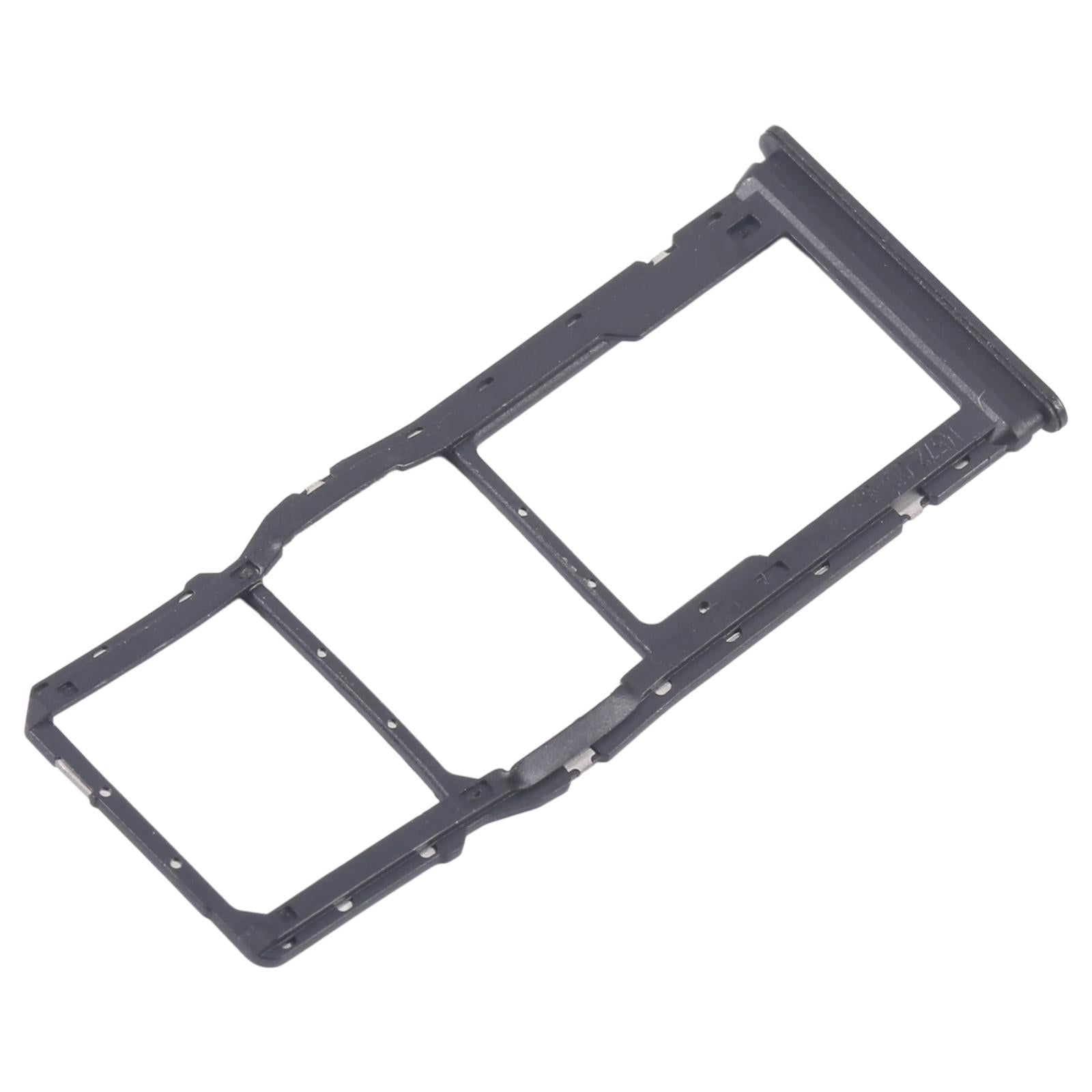 For Xiaomi Redmi 13C 5G 10pcs SIM Card Tray + SIM Card Tray + Micro SD Card Tray (Black)