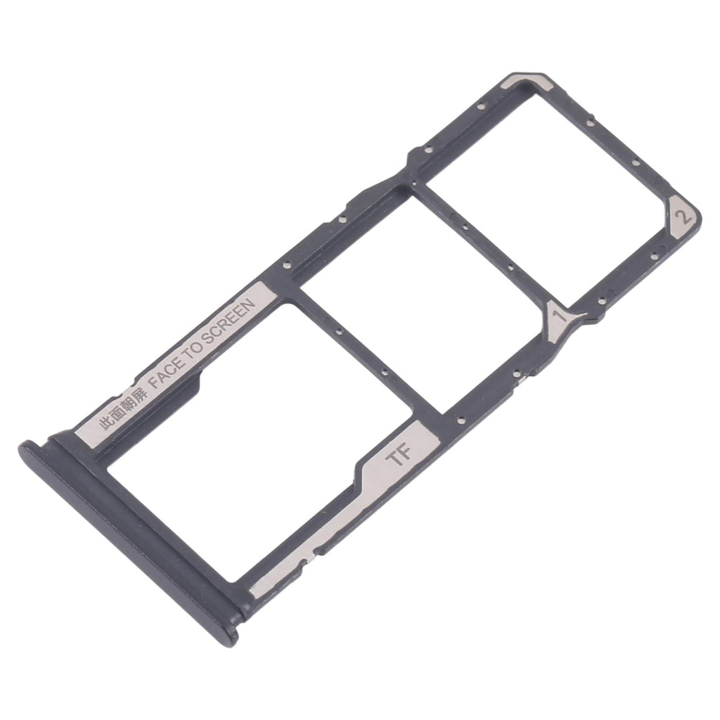 For Xiaomi Redmi 14C 5G 10pcs SIM Card Tray + SIM Card Tray + Micro SD Card Tray (Black)