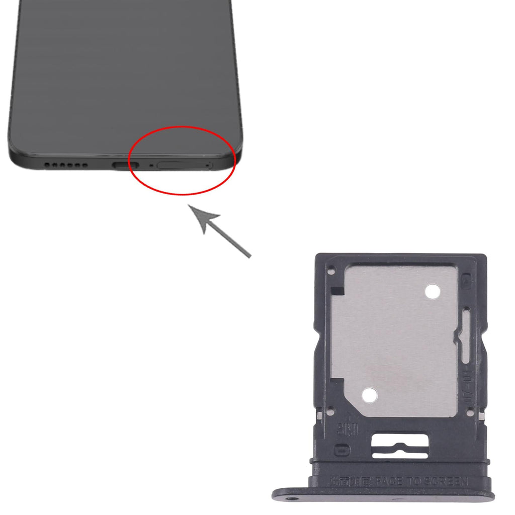 For Xiaomi Redmi Note 14 4G 10pcs SIM Card Tray + SIM Card Tray (Black)