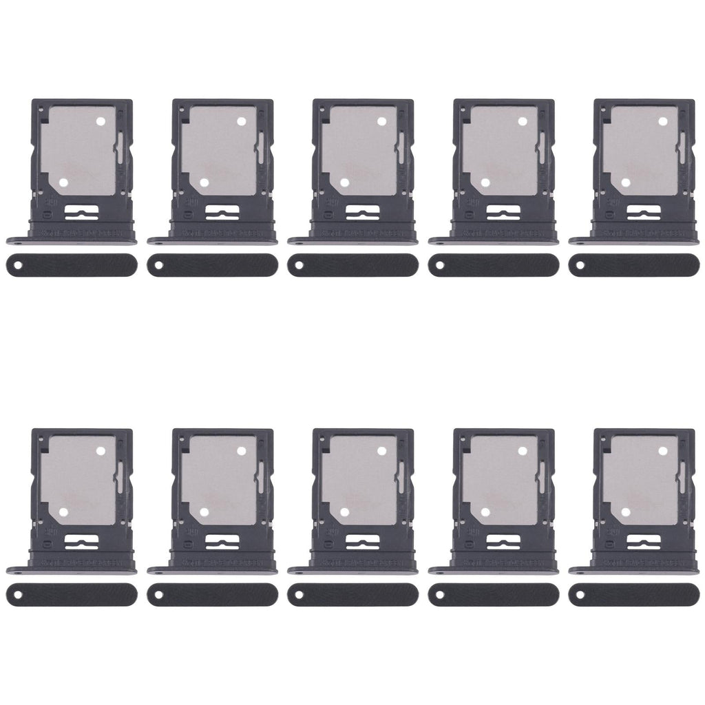 For Xiaomi Redmi Note 14 4G 10pcs SIM Card Tray + SIM Card Tray (Black)