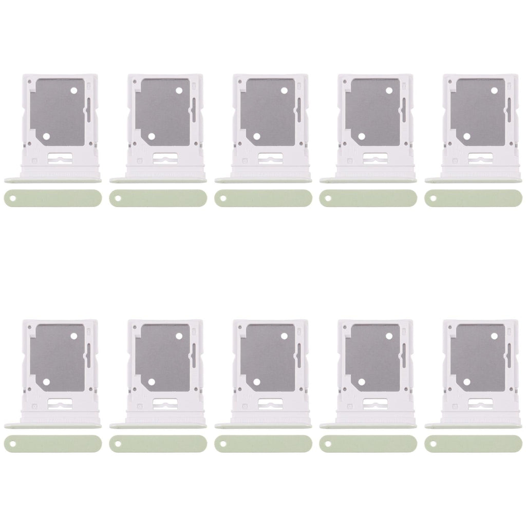For Xiaomi Redmi Note 14 4G 10pcs SIM Card Tray + SIM Card Tray (Green)