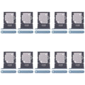 For Xiaomi Redmi Note 14 4G 10pcs SIM Card Tray + SIM Card Tray (Blue)