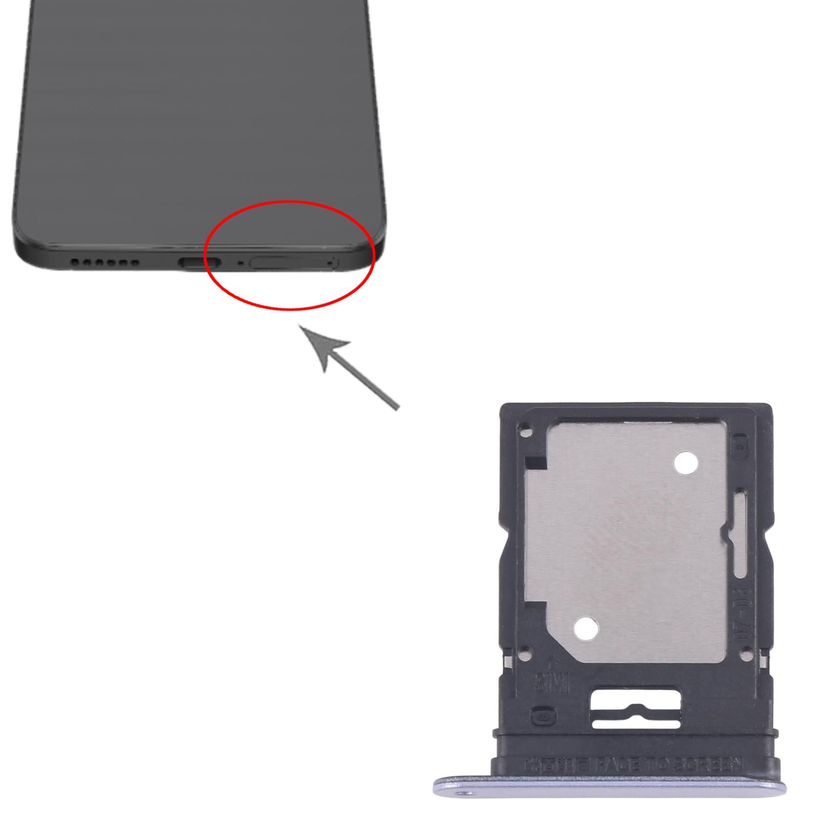 For Xiaomi Redmi Note 14 4G 10pcs SIM Card Tray + SIM Card Tray (Purple)