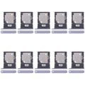 For Xiaomi Redmi Note 14 4G 10pcs SIM Card Tray + SIM Card Tray (Purple)