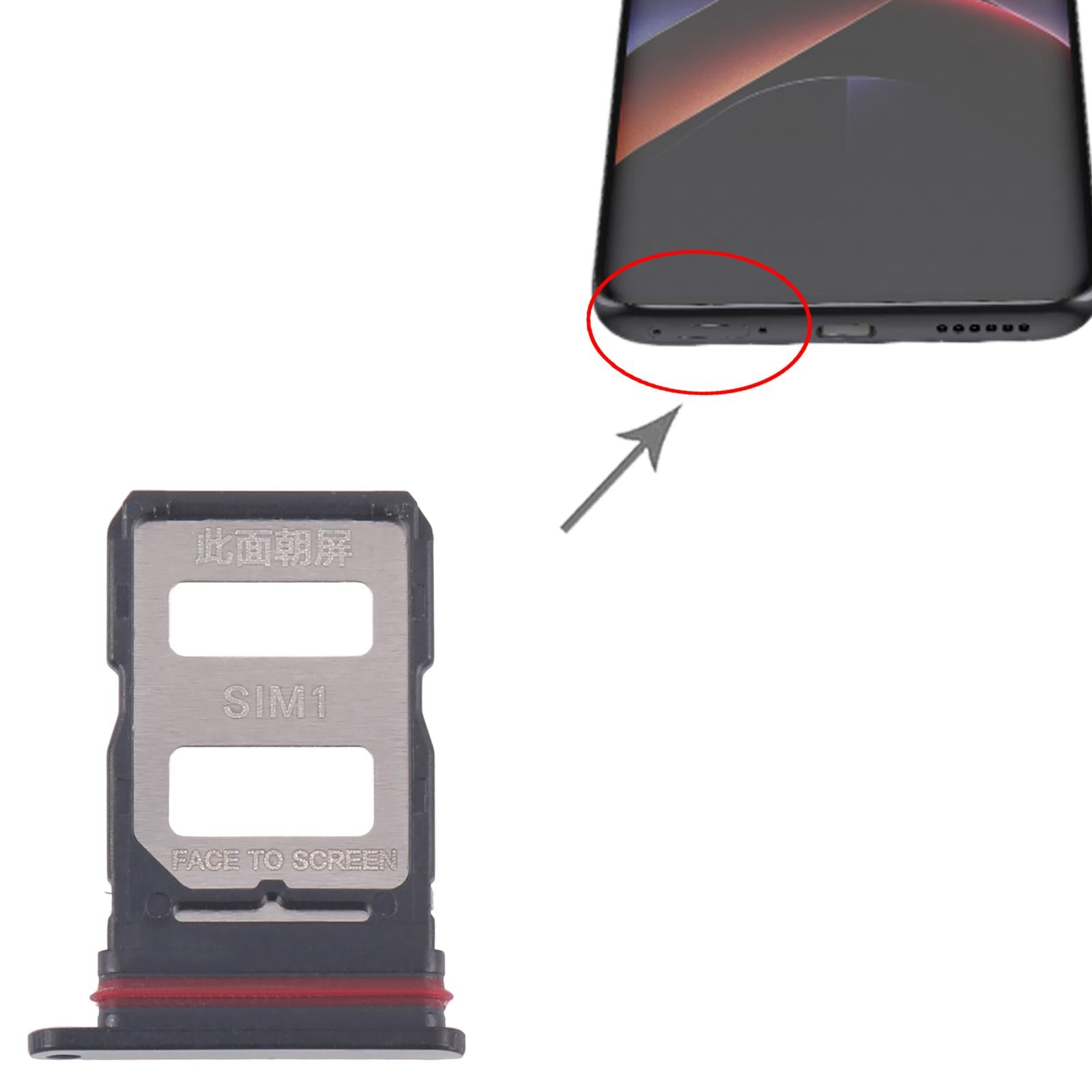 For Xiaomi Poco X7 10pcs SIM Card Tray + SIM Card Tray (Silver)