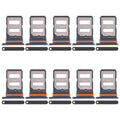 For Xiaomi Poco X7 Pro 10pcs SIM Card Tray + SIM Card Tray (Black)