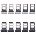 For Xiaomi Poco X6 10pcs SIM Card Tray + SIM Card Tray (Black)
