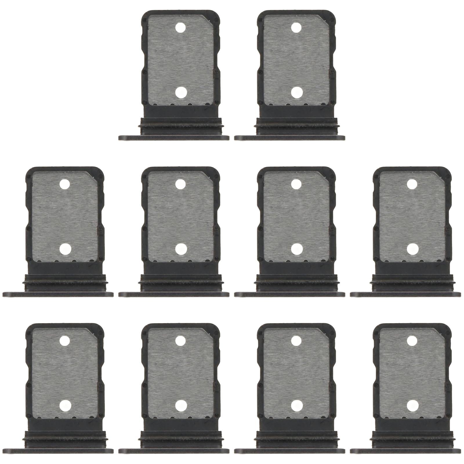 For Google Pixel 9 Pro Fold 10pcs SIM Card Tray (Black)
