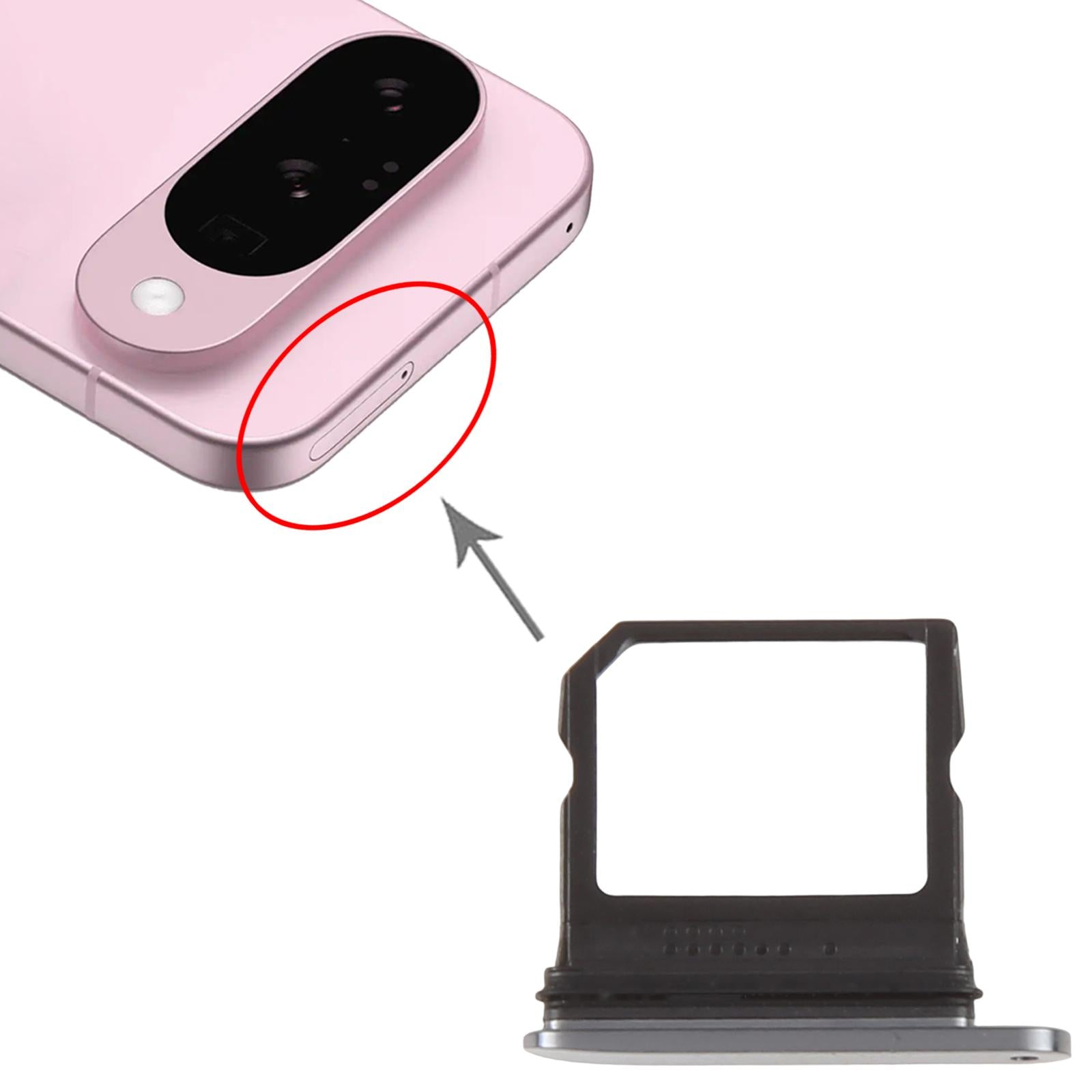 For Google Pixel 10 Pro SIM Card Tray (Black)