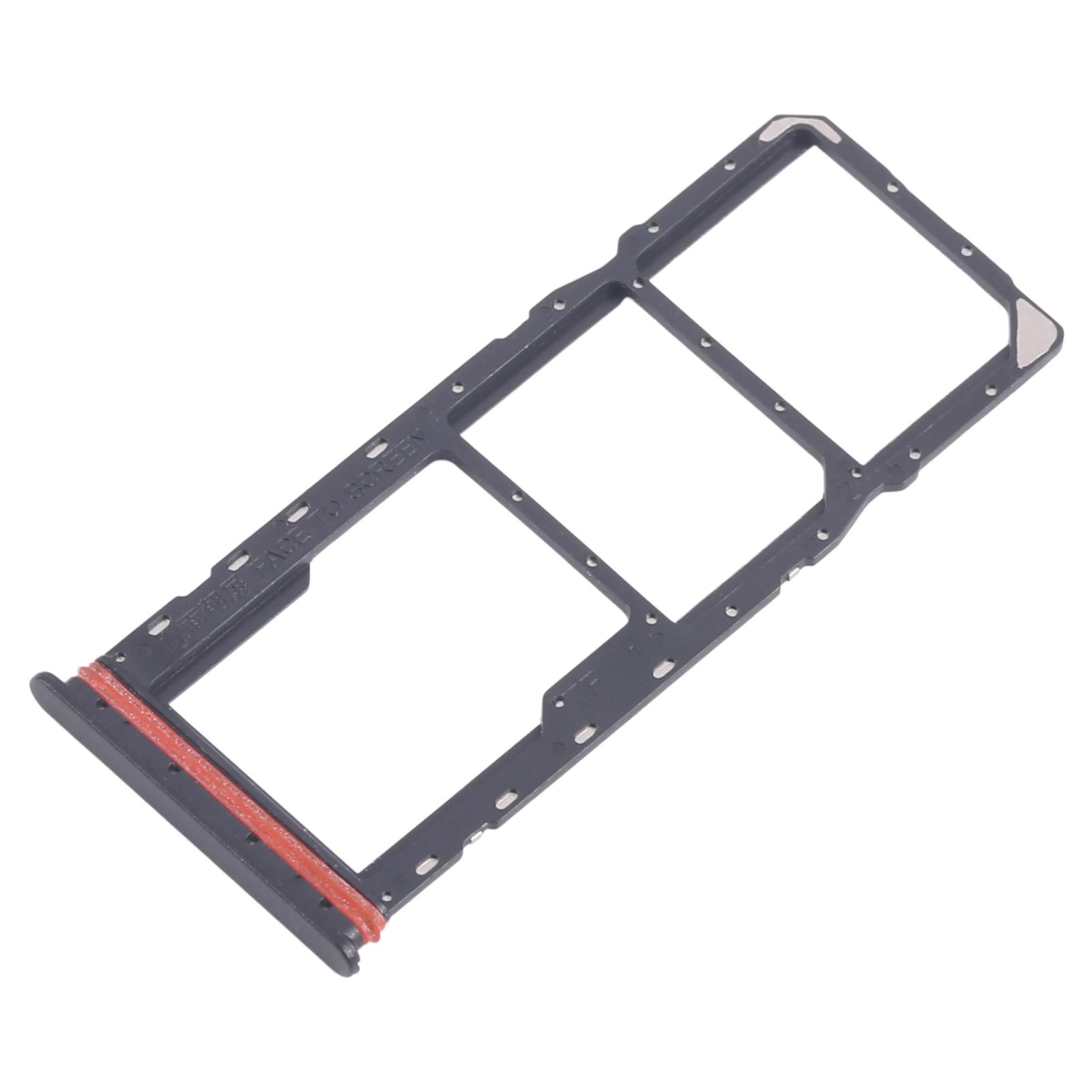 For Xiaomi Redmi A5 4G 10pcs SIM Card Tray + SIM Card Tray + Micro SD Card Tray (Black)