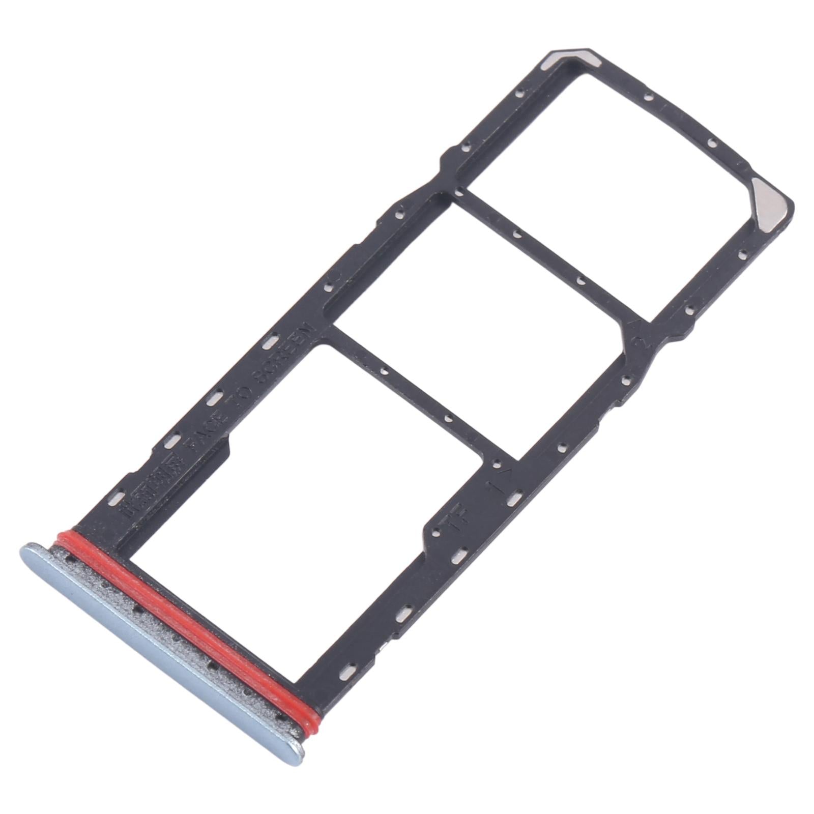 For Xiaomi Redmi A5 4G 10pcs SIM Card Tray + SIM Card Tray + Micro SD Card Tray (Blue)