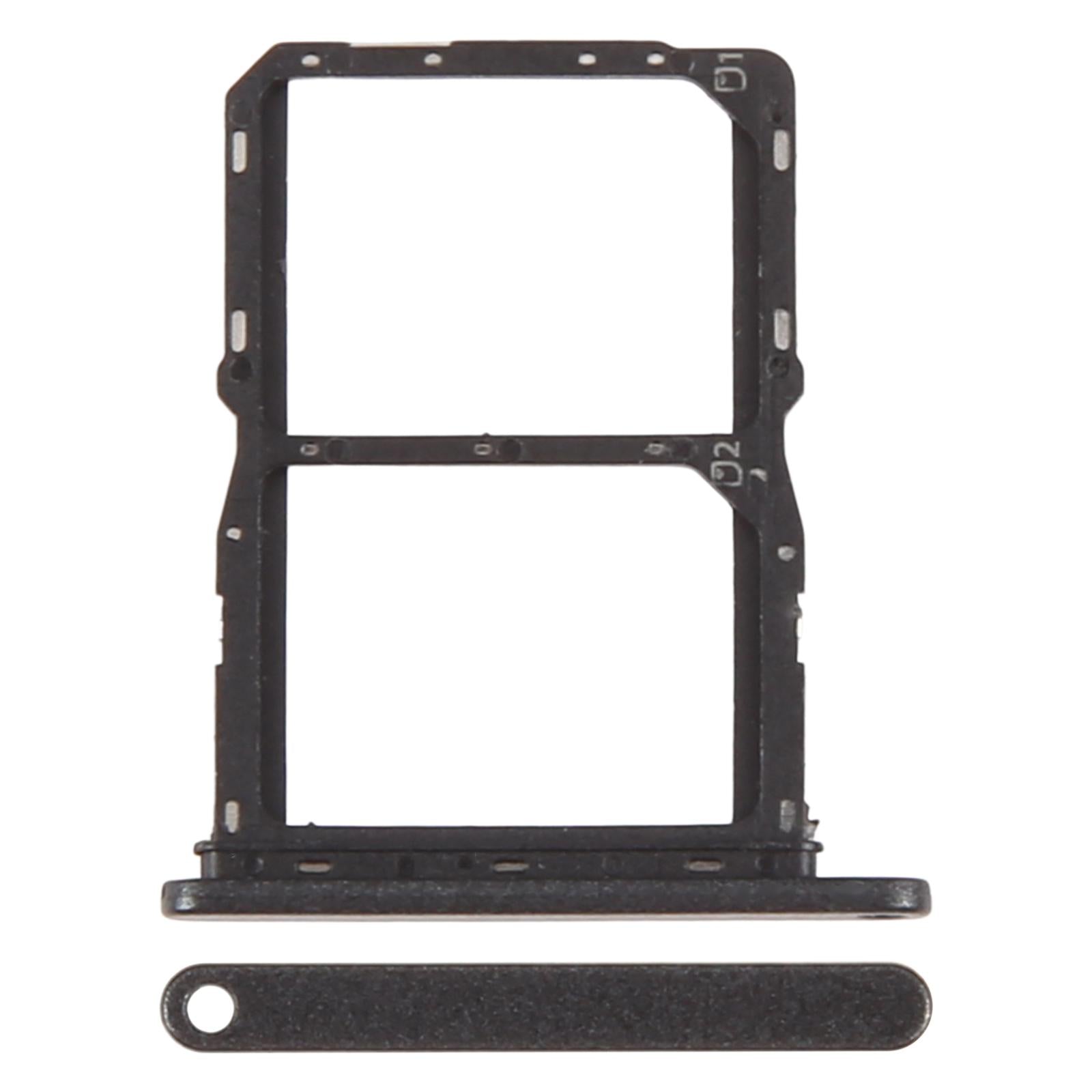 For ZTE Blade A75 5G Z2357N SIM Card Tray + SIM Card Tray (Black)