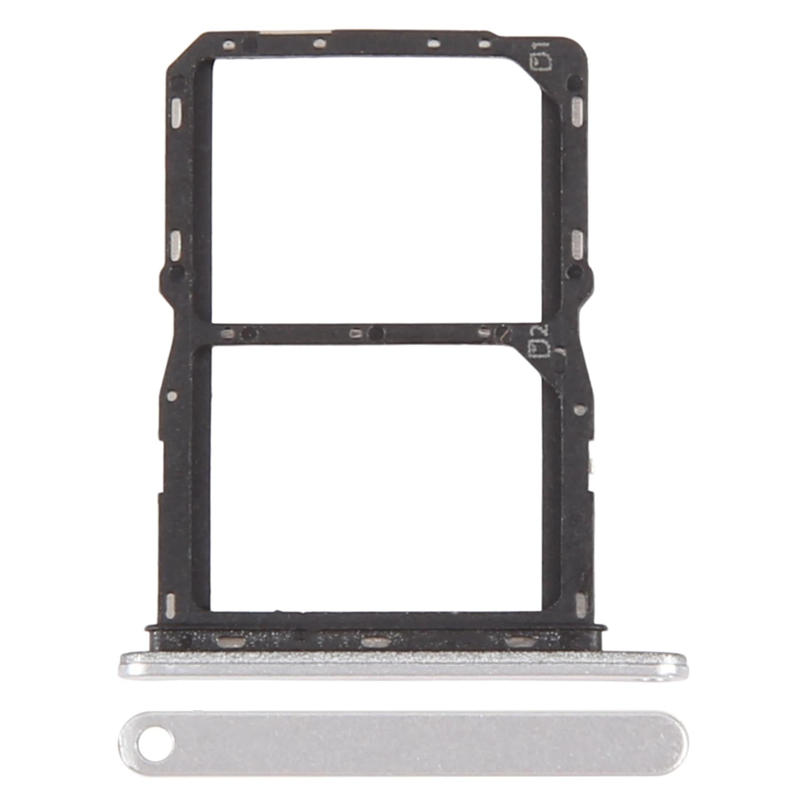 For ZTE Blade A75 5G Z2357N SIM Card Tray + SIM Card Tray (Silver)