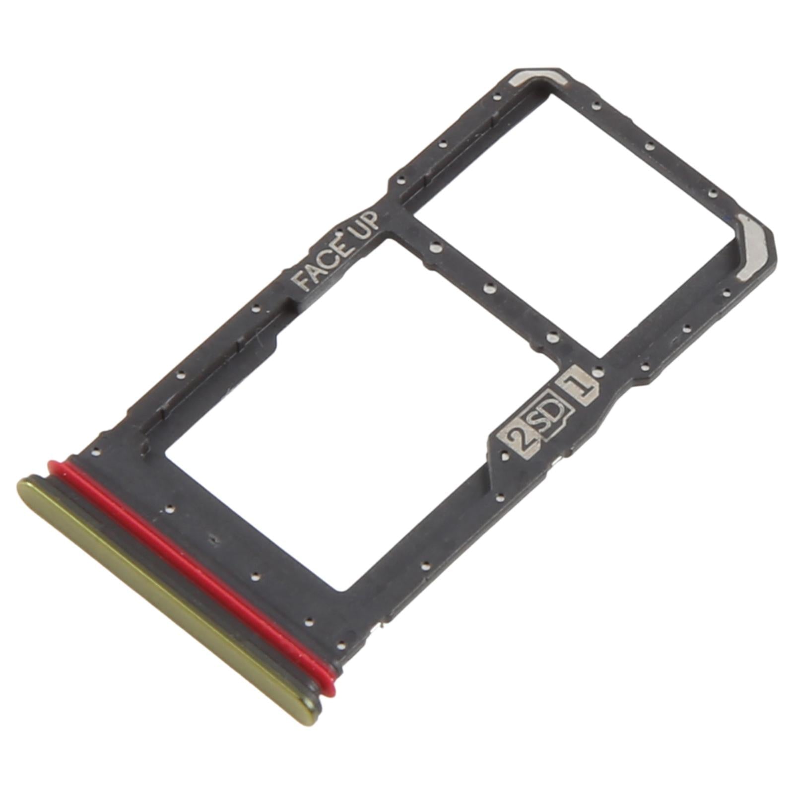 For Motorola Moto G86 Original SIM Card Tray + SIM Card Tray / Micro SD Card Tray (Gold)