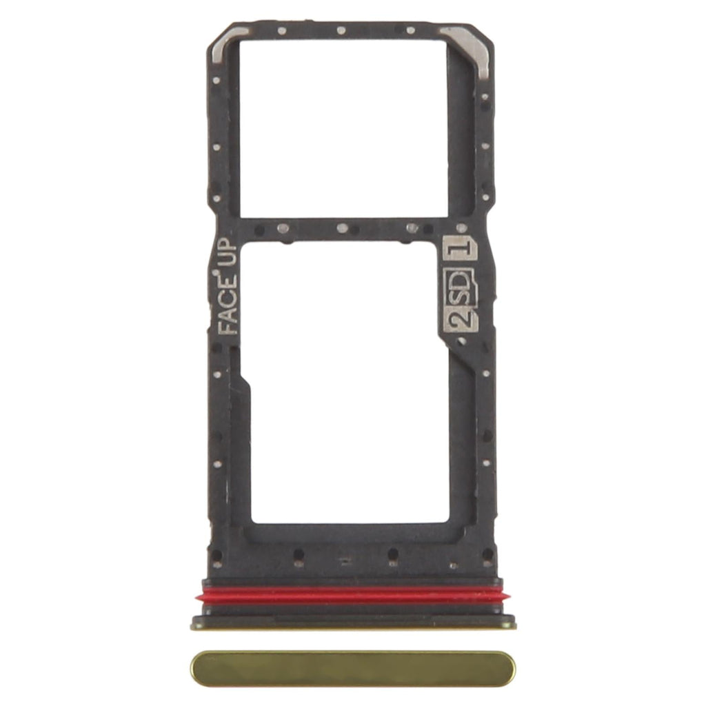 For Motorola Moto G86 Original SIM Card Tray + SIM Card Tray / Micro SD Card Tray (Gold)