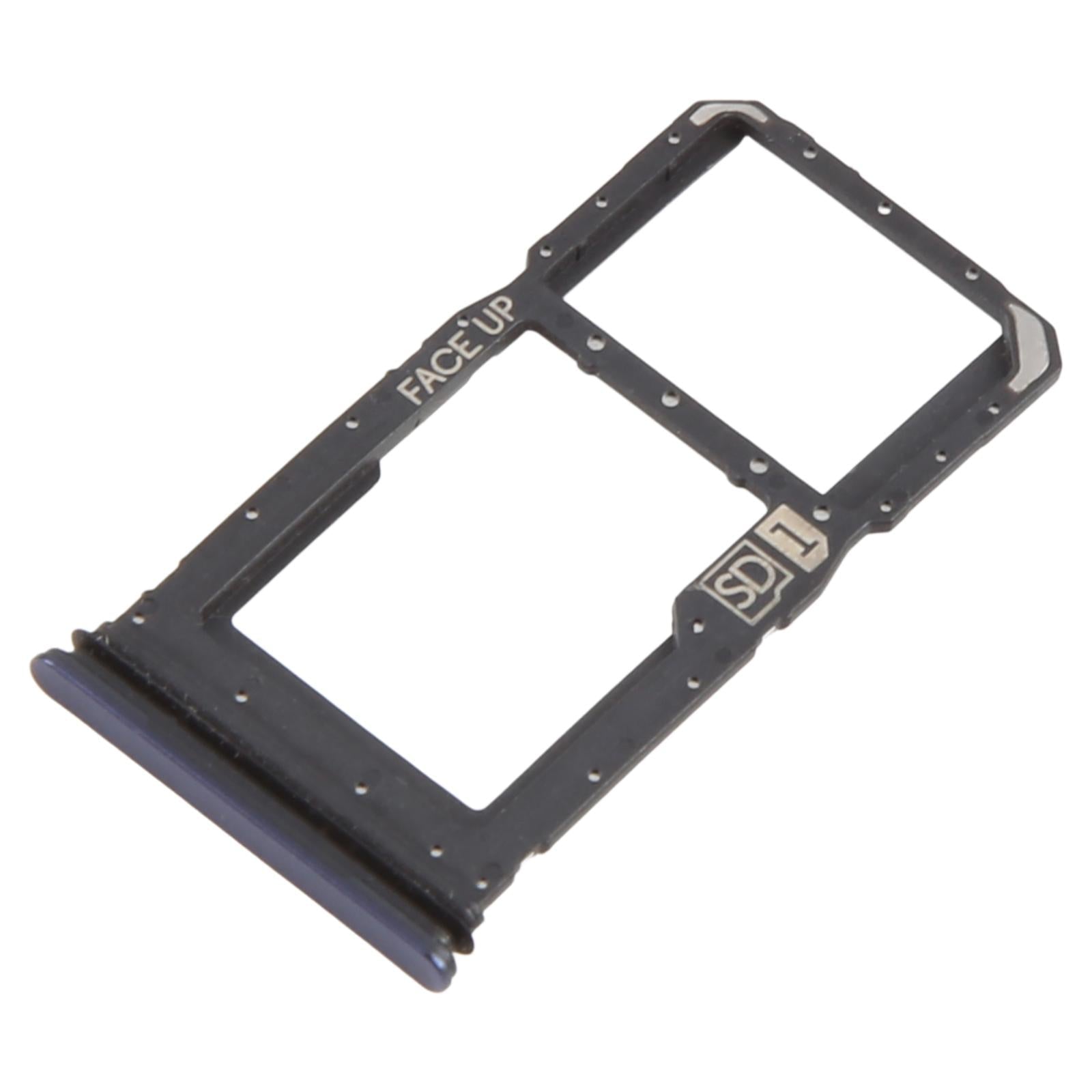 For Motorola Moto G86 Original SIM Card Tray + SIM Card Tray / Micro SD Card Tray (Blue)