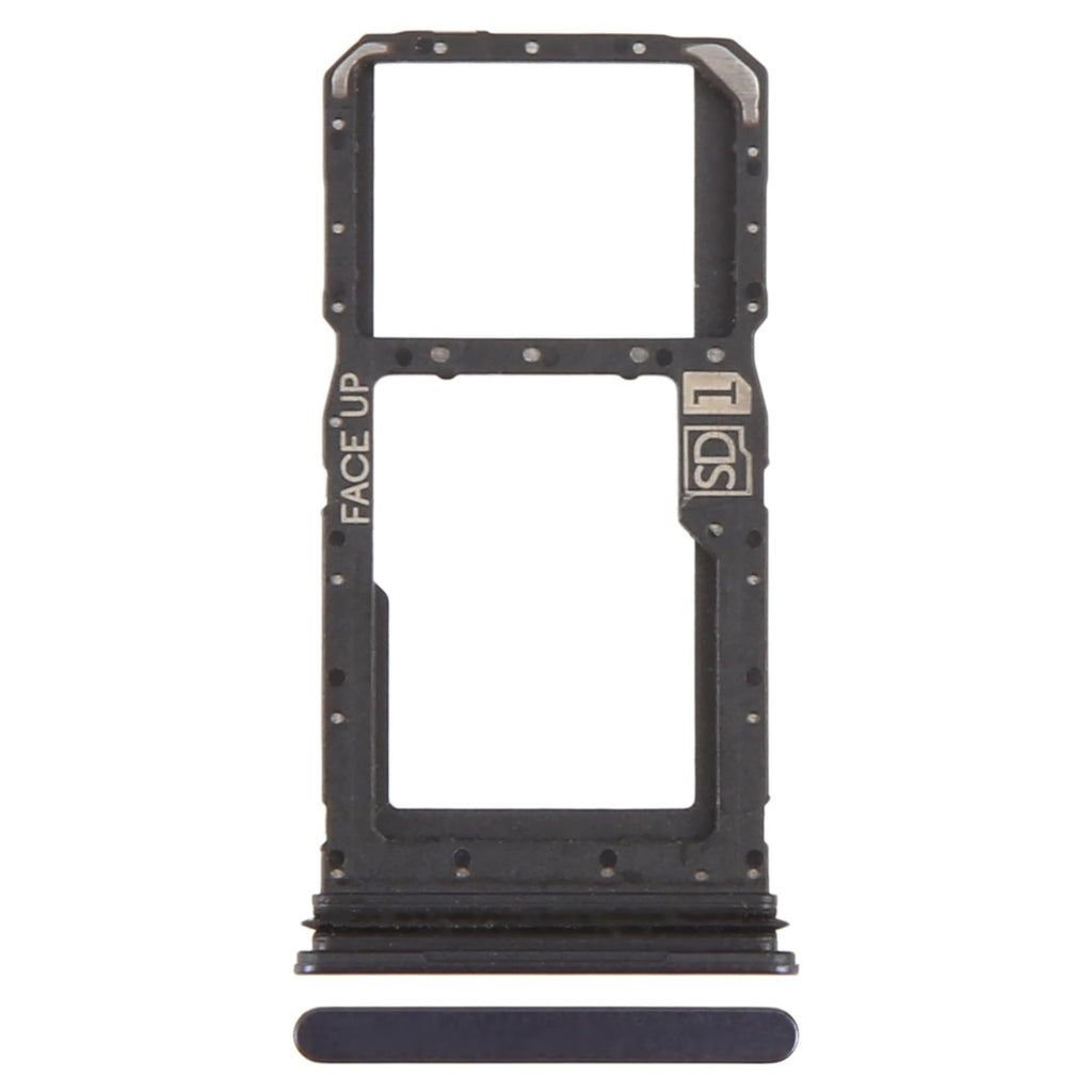 For Motorola Moto G86 Original SIM Card Tray + SIM Card Tray / Micro SD Card Tray (Blue)
