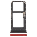 For Motorola Moto G86 Original SIM Card Tray + SIM Card Tray / Micro SD Card Tray (Red)