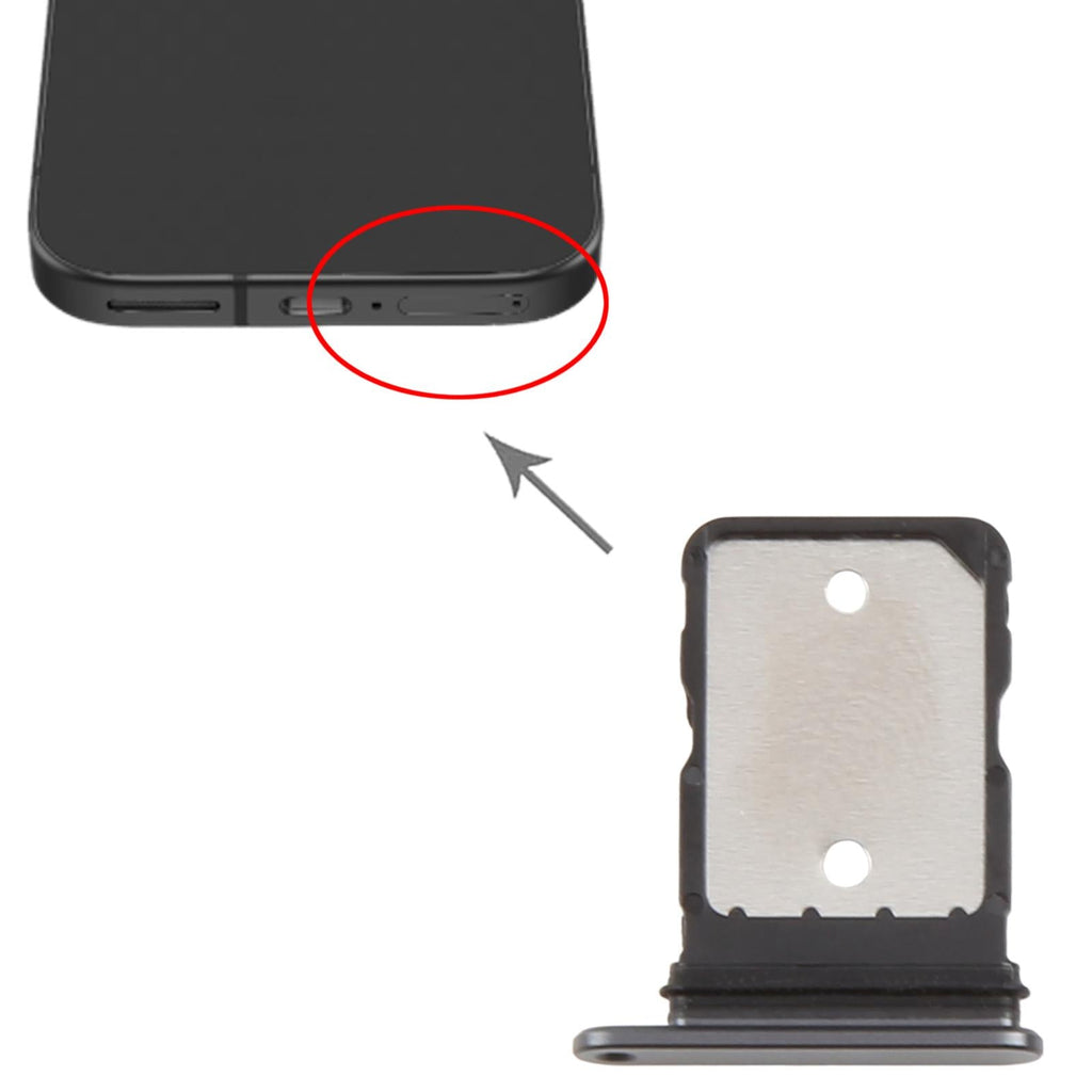 For Google Pixel 9a Original SIM Card Tray (Black)