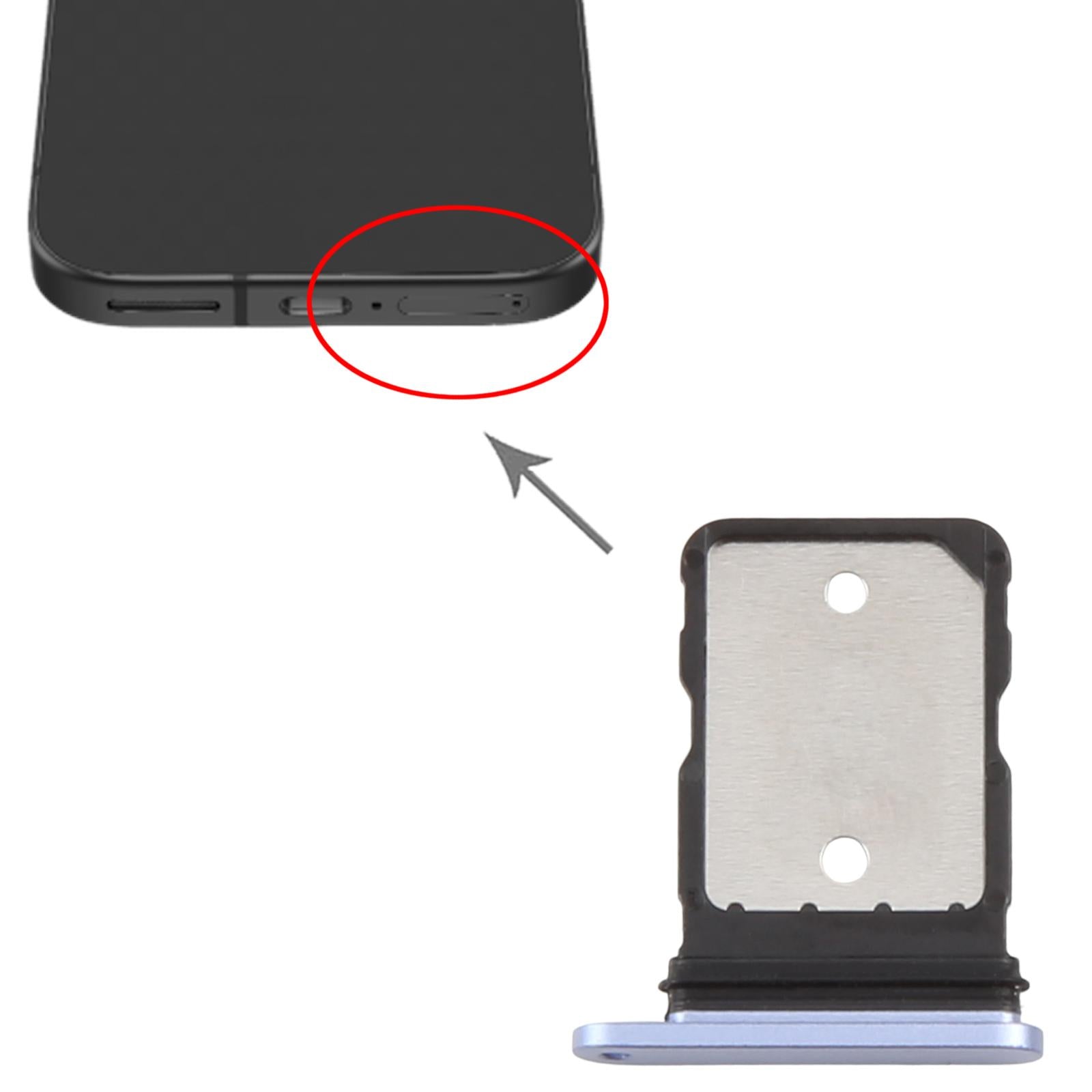 For Google Pixel 9a Original SIM Card Tray (Purple)