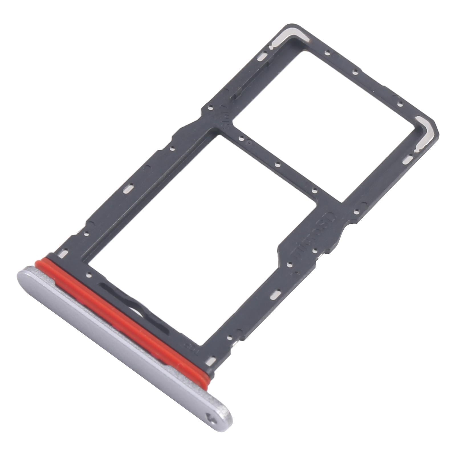 For Galaxy Tab A11 SM-X135  Original SIM + Micro SD Card Tray (Silver)